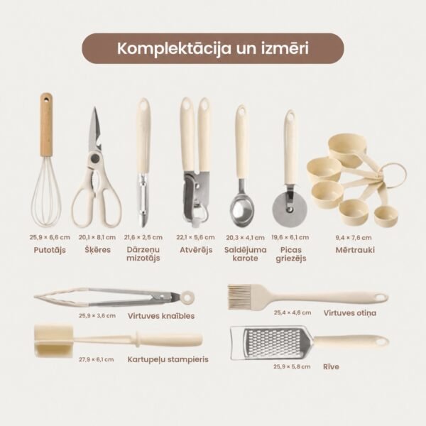 DOROTA PureCook virtuves piederumu komplekts